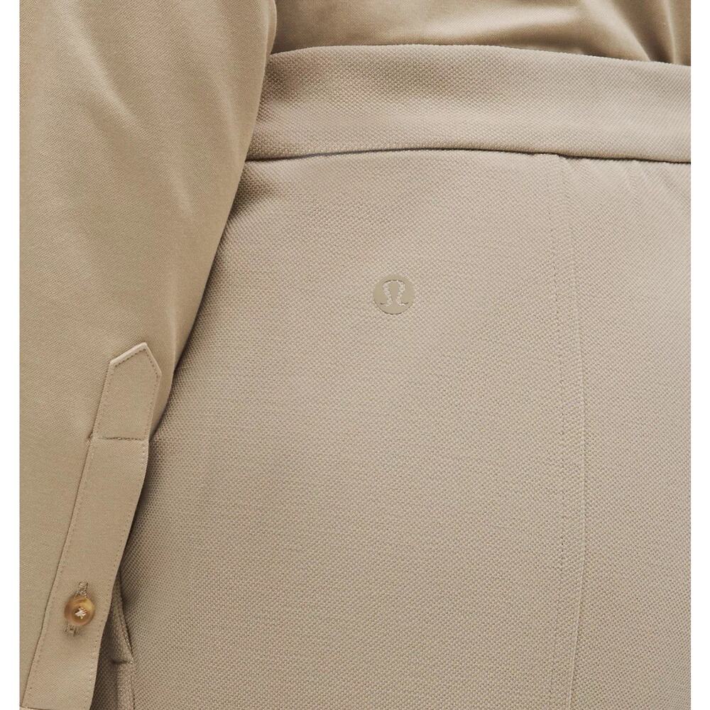 Lululemon Softstreme High-Rise Wide-Leg Pique Pant Women’s XL Sheer Oak - Picture 6 of 16